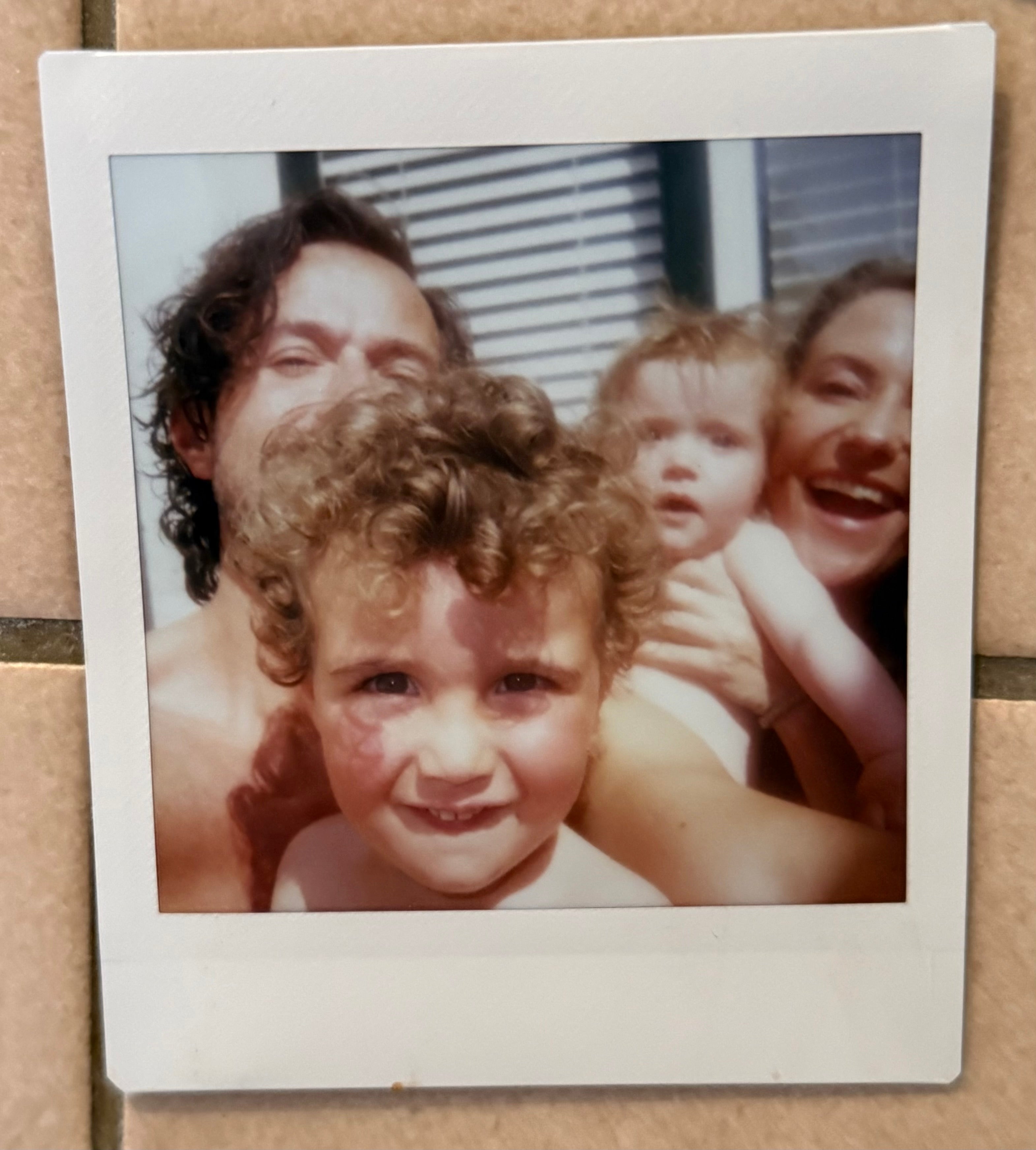 Familieportret en Lena 1 jaar