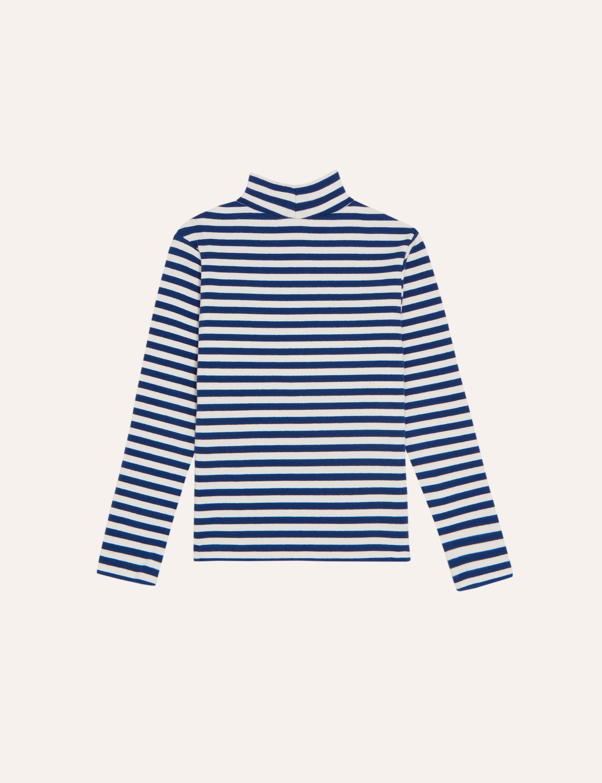 Blue Stripes Turtleneck