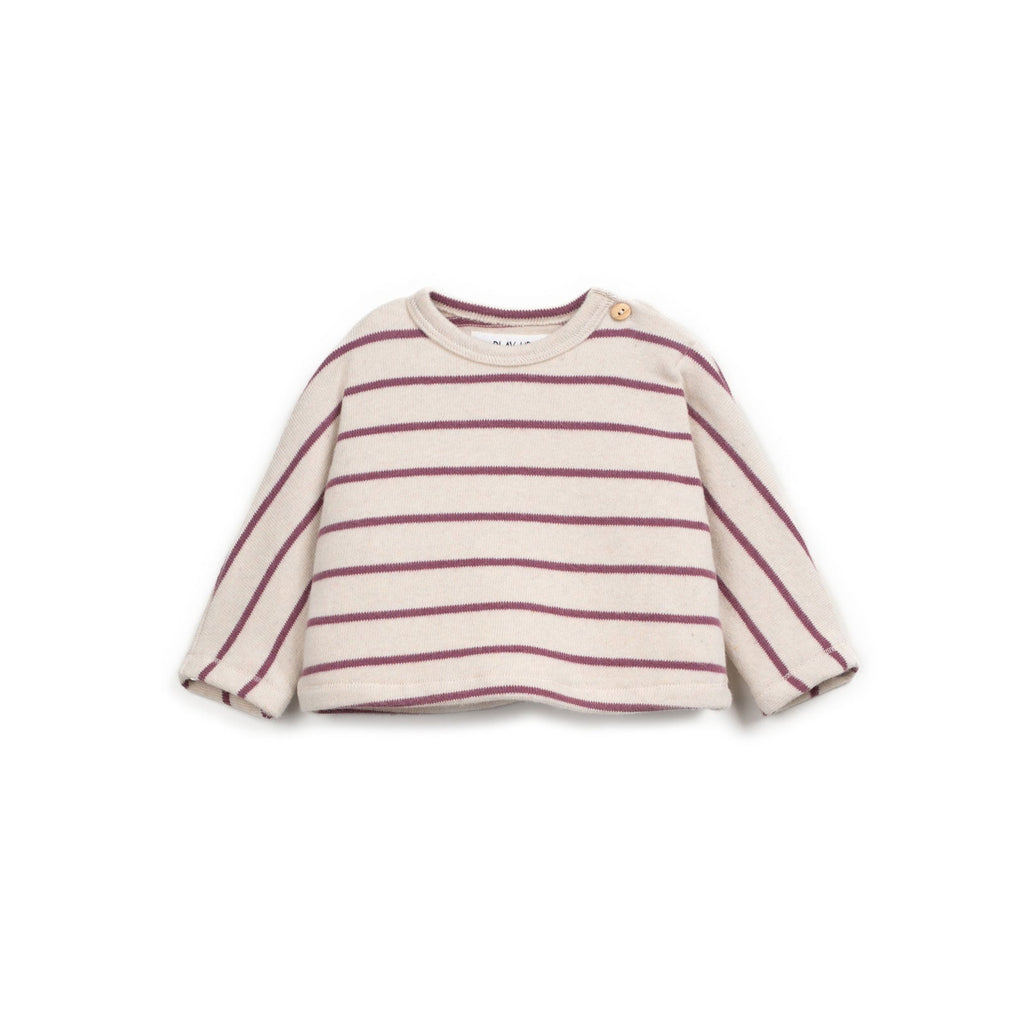PLAY UP / Striped jersey sweat, BABY