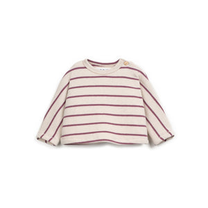 PLAY UP / Striped jersey sweat, BABY