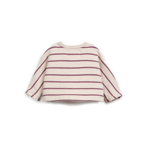 PLAY UP / Striped jersey sweat, BABY