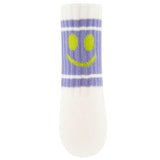 Socks stripes smile - lila