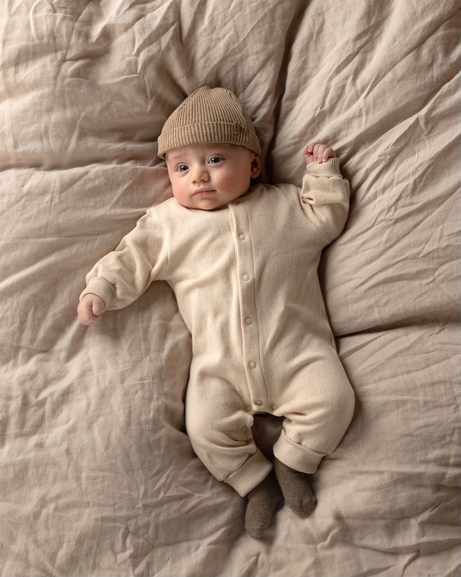 Snap Onesie - snow