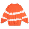 REPOSE / Crewneck Sweater - fiesta red tie dye