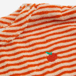 BOBO CHOSES / Orange Stripes terry T-shirt, BABY