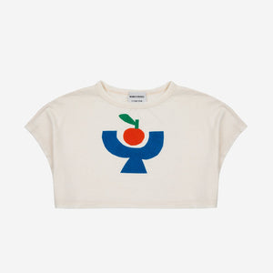 BOBO CHOSES / Tomato Plate cropped T-shirt