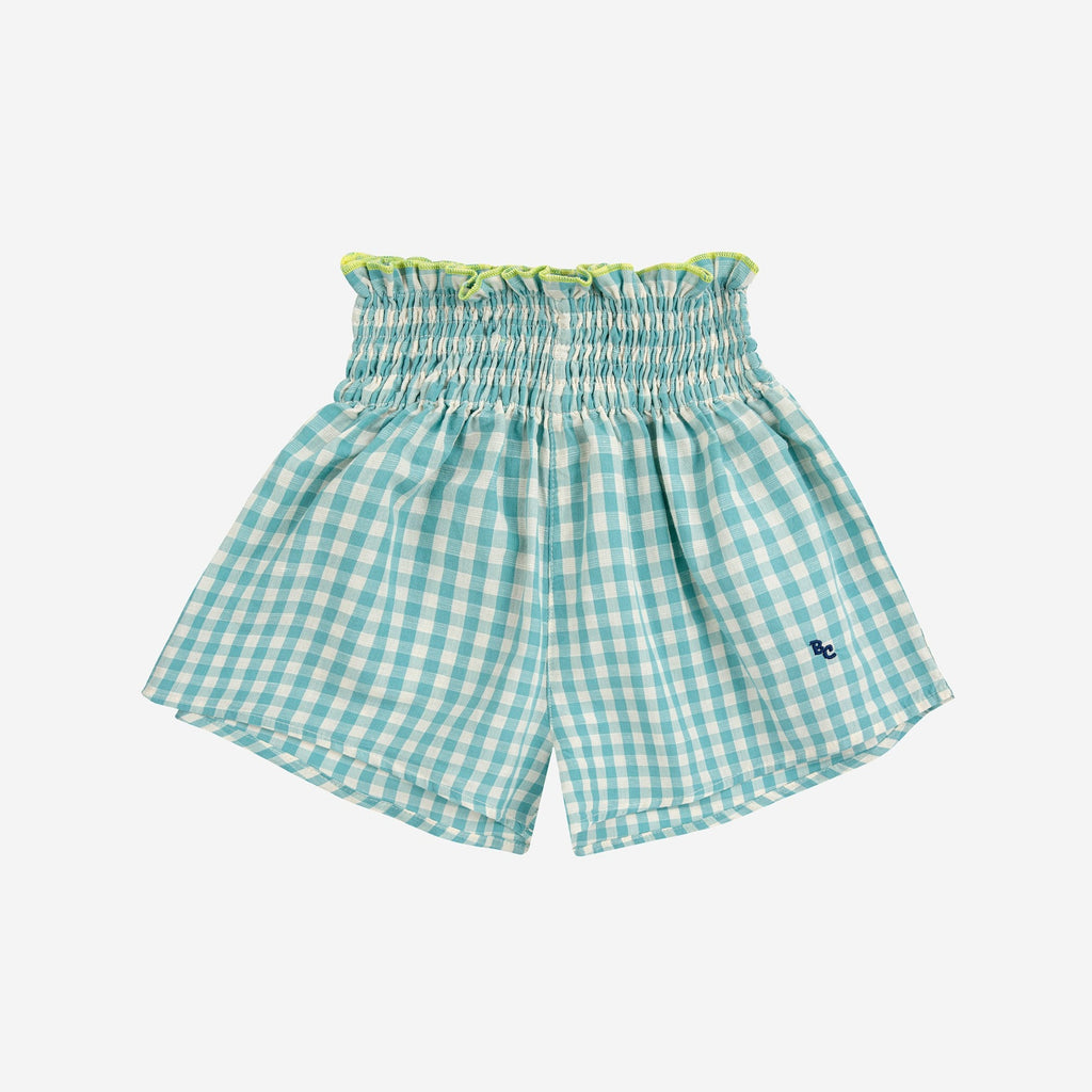 BOBO CHOSES / Vichy woven shorts