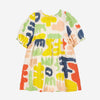 BOBO CHOSES / Carnival all over puffed sleeve woven dress
