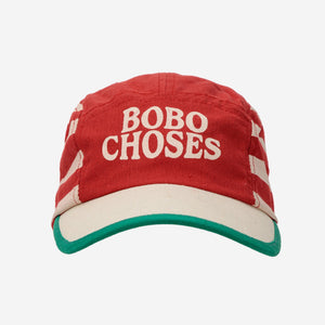 BOBO CHOSES / Bobo Choses Red Stripes cap