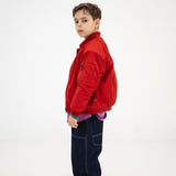 Bomber Coat - rusty red