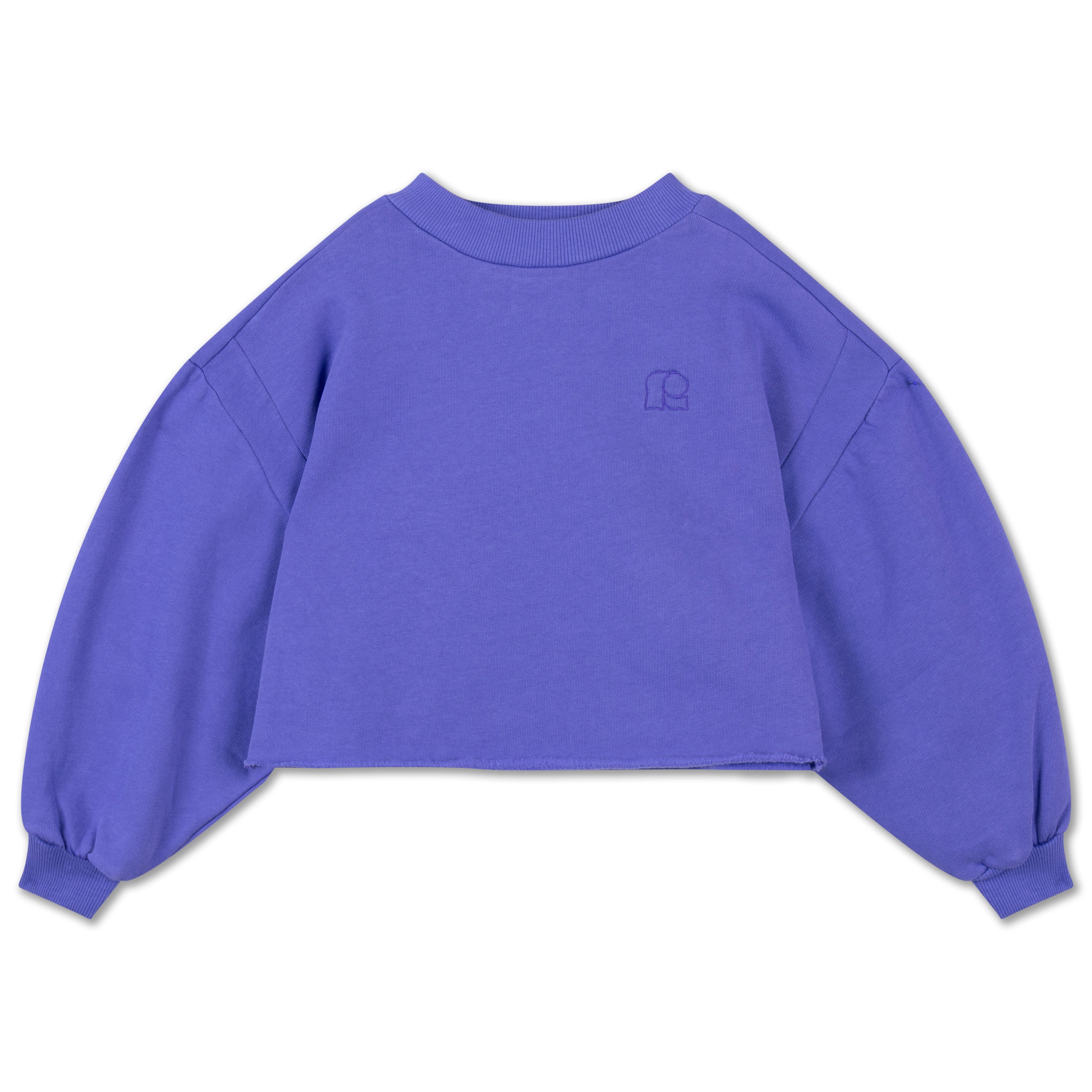 REPOSE / crop heart sweater