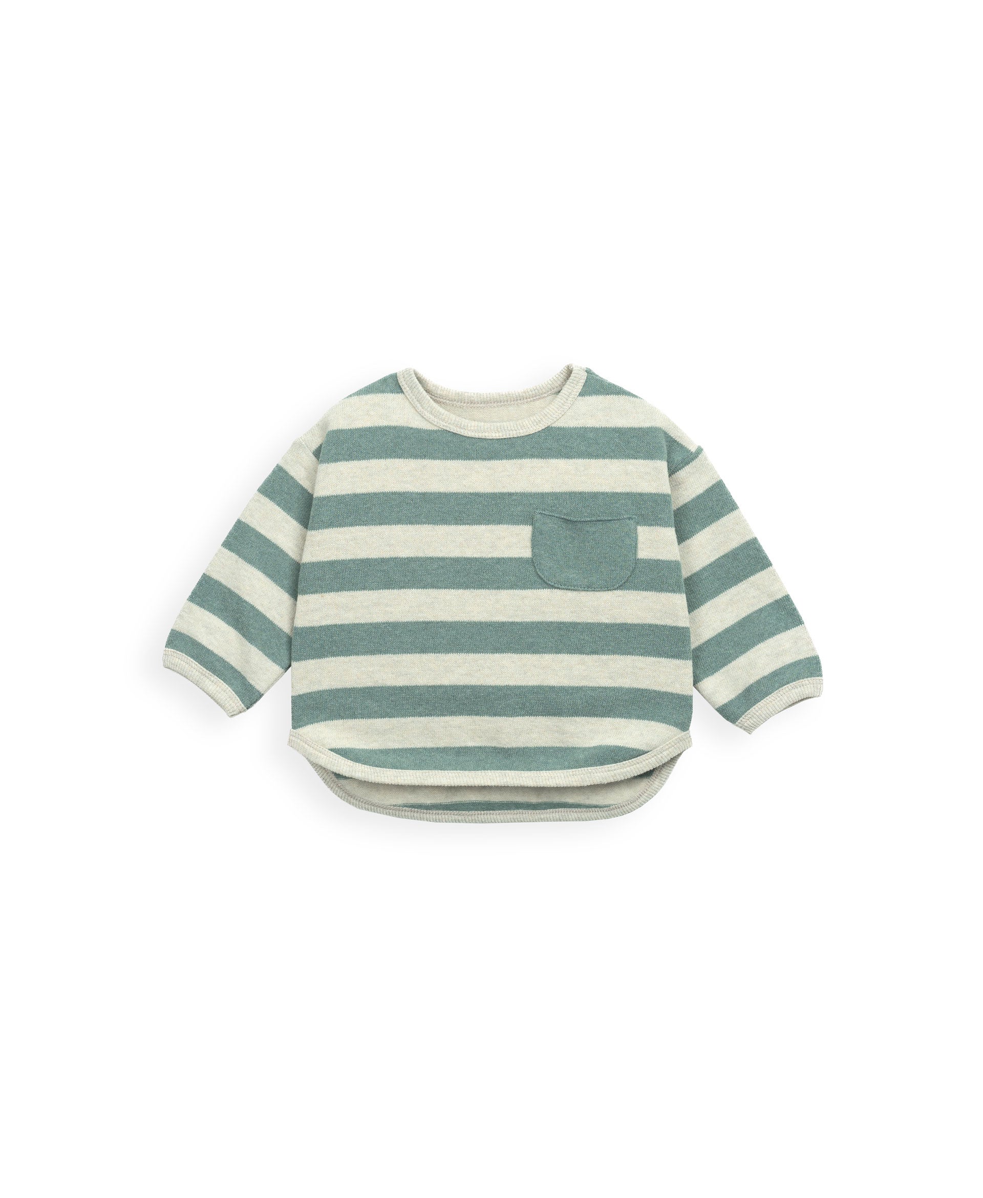 PLAY UP / Striped Jersey Sweater