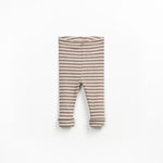 PLAY UP / Striped Rib Leggings