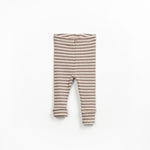 PLAY UP / Striped Rib Leggings