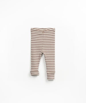 PLAY UP / Striped Rib Leggings