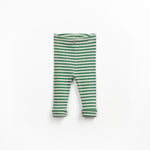 PLAY UP / Striped Rib Leggings