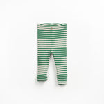 PLAY UP / Striped Rib Leggings