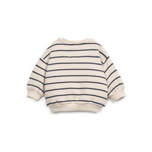 PLAY UP / Striped jersey sweat, BABY
