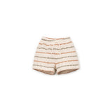 Striped jersey shorts