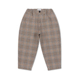 Comfort Fit Pant - taupe mini check