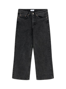 GRUNT / Wide Leg Jeans - dark grey