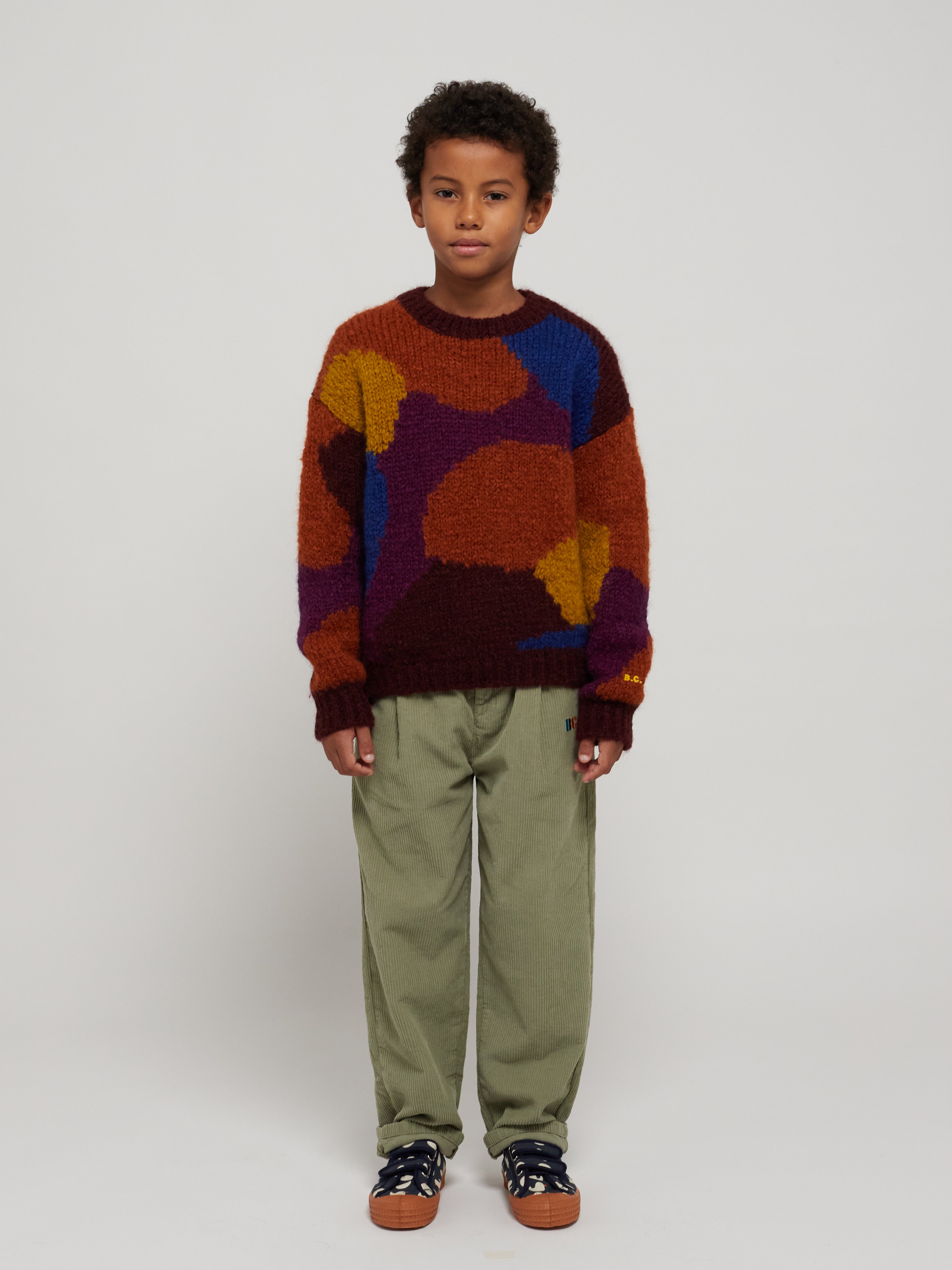 BOBO CHOSES / Multicolor intarsia jumper