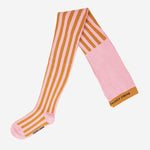 BOBO CHOSES / Thin Stripes pink tights