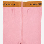 BOBO CHOSES / Thin Stripes pink tights