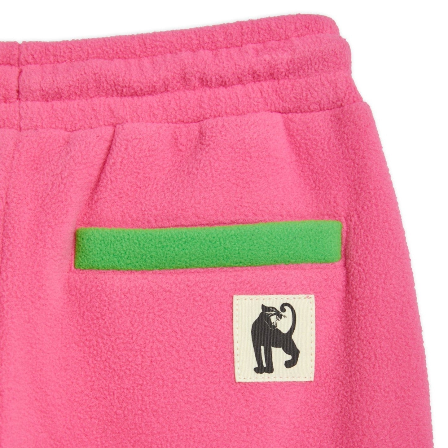 MINI RODINI / Fleece Panel Trousers - pink