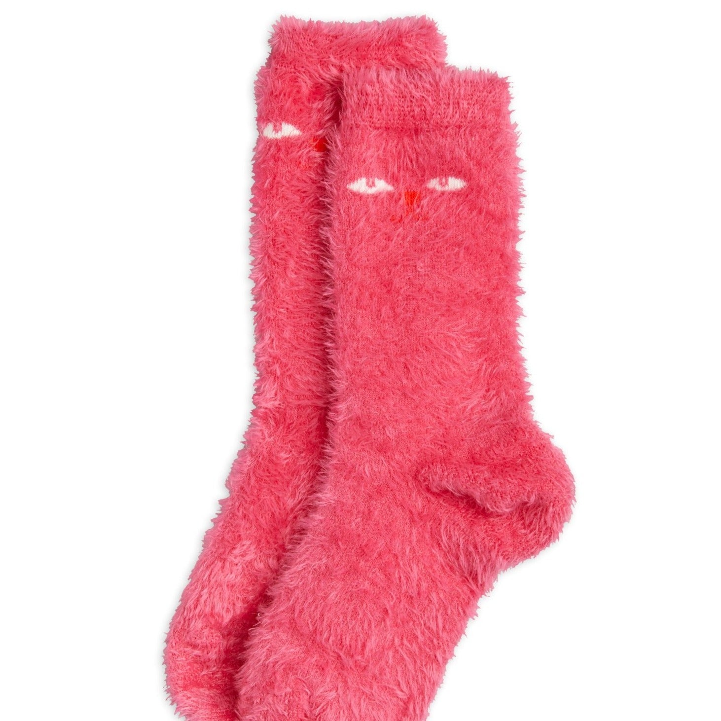 MINI RODINI / Cat Eye fluffy socks