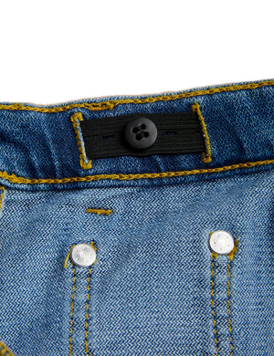 MINI RODINI x Wrangler / Peace dove denim pants