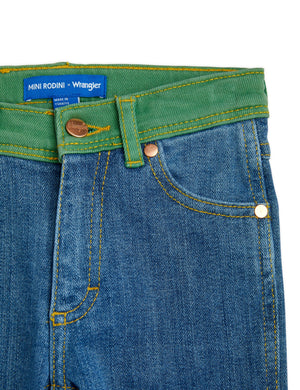 MINI RODINI x Wrangler / Peace dove denim pants