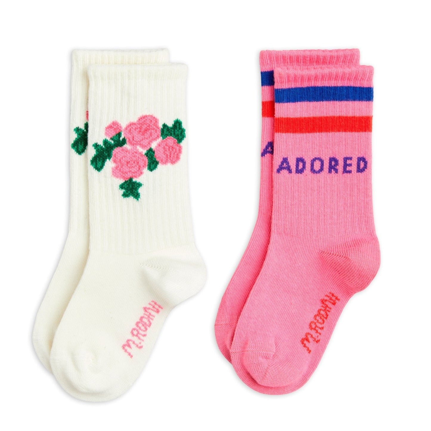 MINI RODINI / Roses 2-pack socks