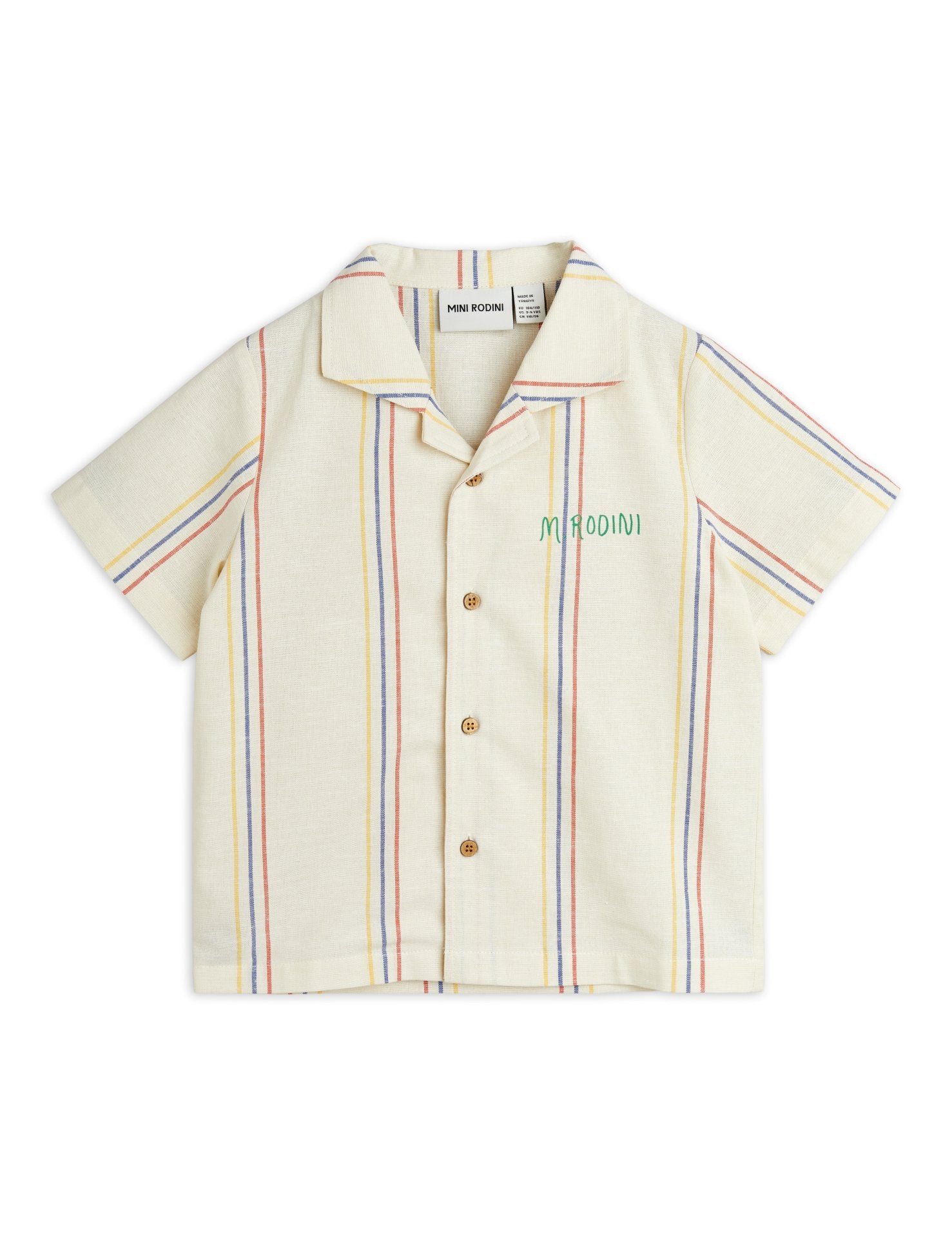 MINI RODINI / Stripe woven shirt