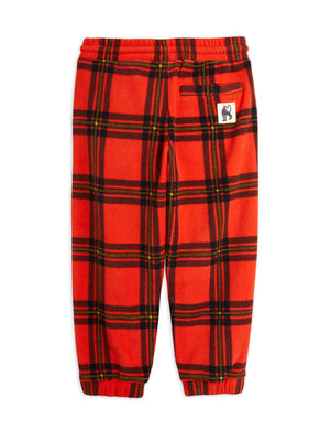 MINI RODINI / Check Fleece Trousers