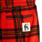 MINI RODINI / Check Fleece Trousers