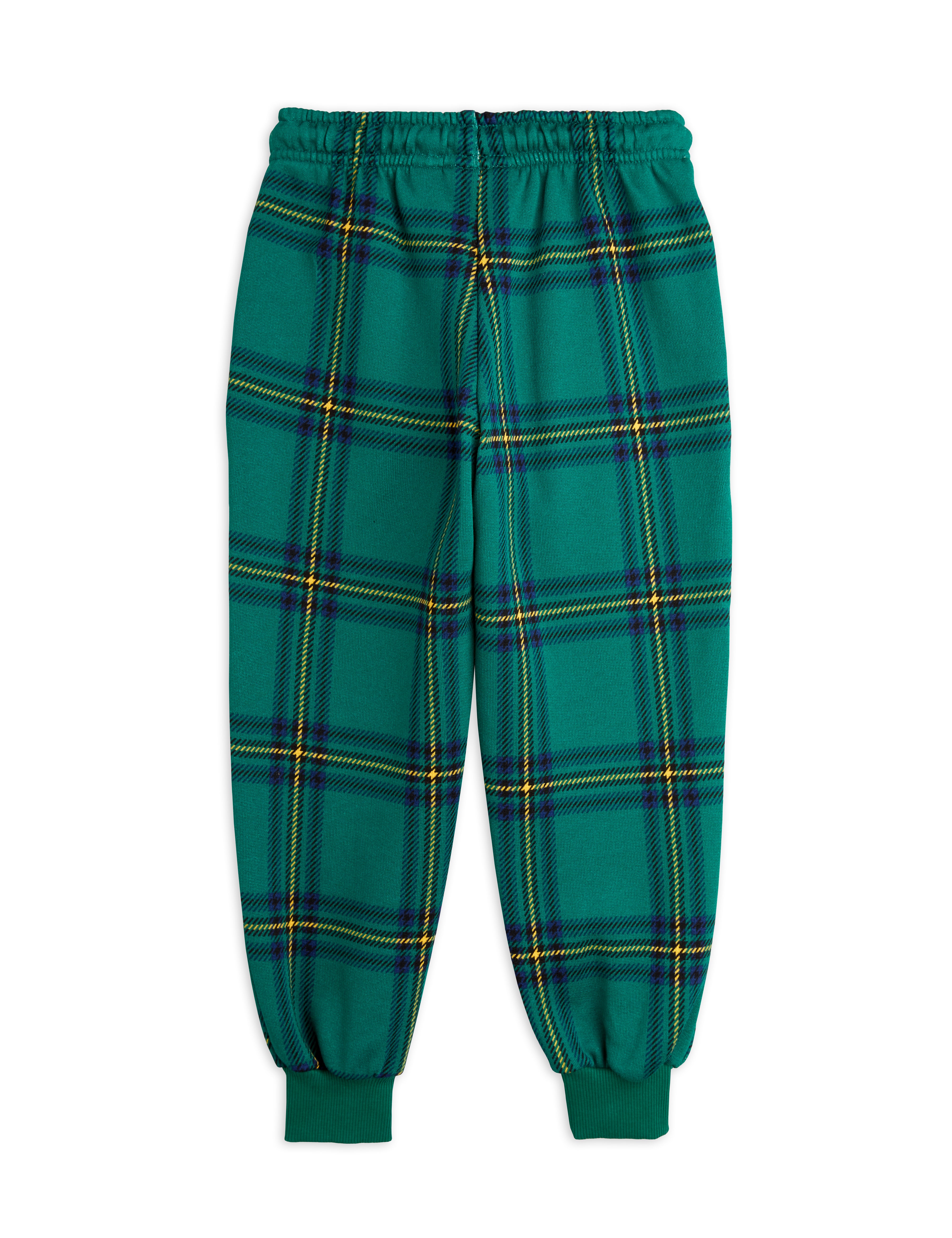 MINI RODINI / Check Sweatpants - green