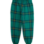 MINI RODINI / Check Sweatpants - green