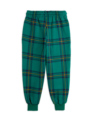 MINI RODINI / Check Sweatpants - green