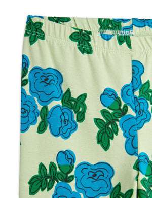 MINI RODINI / Blue roses leggings