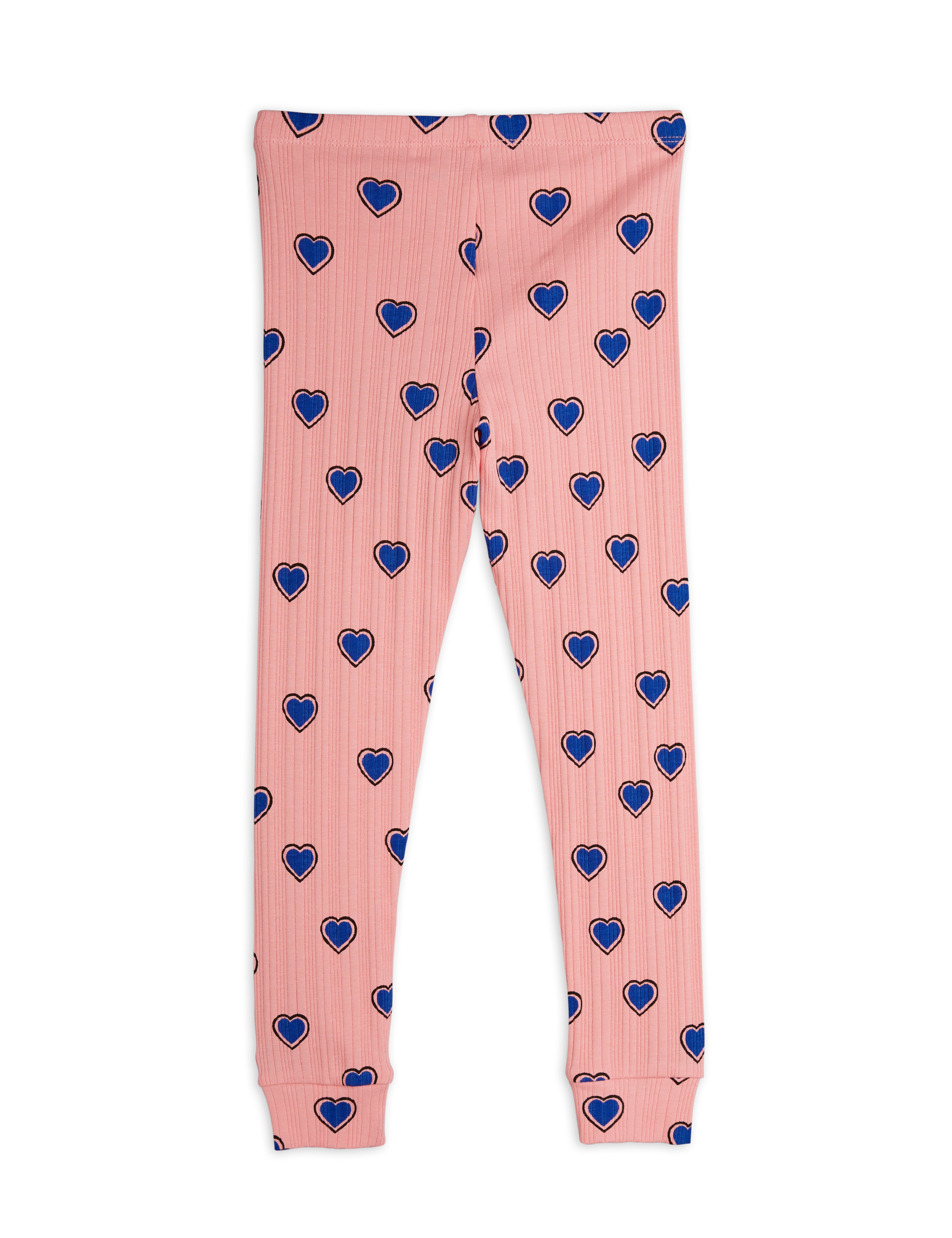 MINI RODINI / Outlined Hearts aop legging, BABY