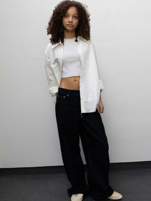 GRUNT / Jeans Low Waist Raw Blue