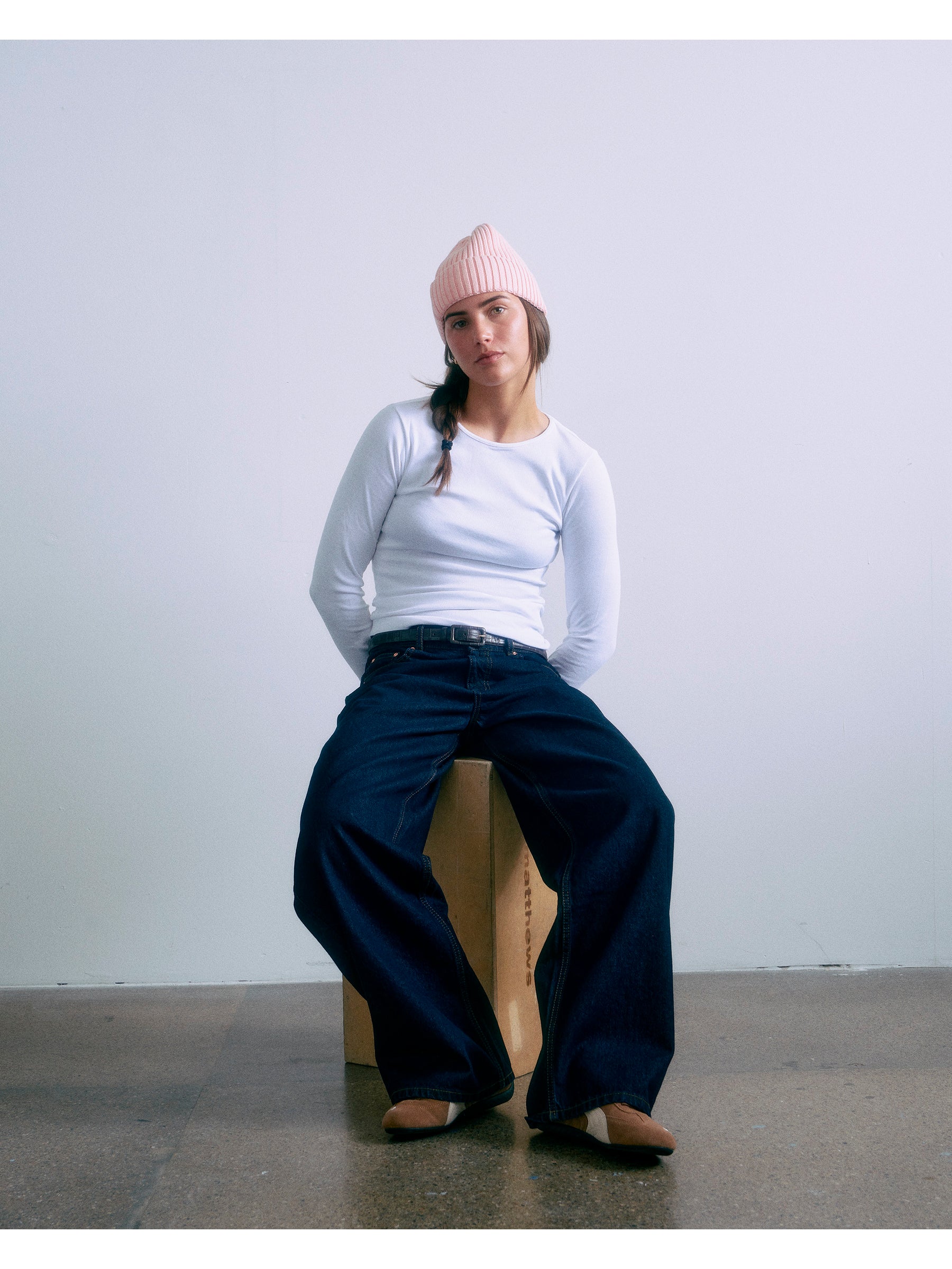 GRUNT / Jeans Low Waist Raw Blue