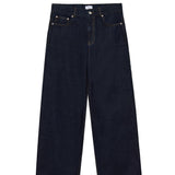 Jeans Low Waist Raw Blue