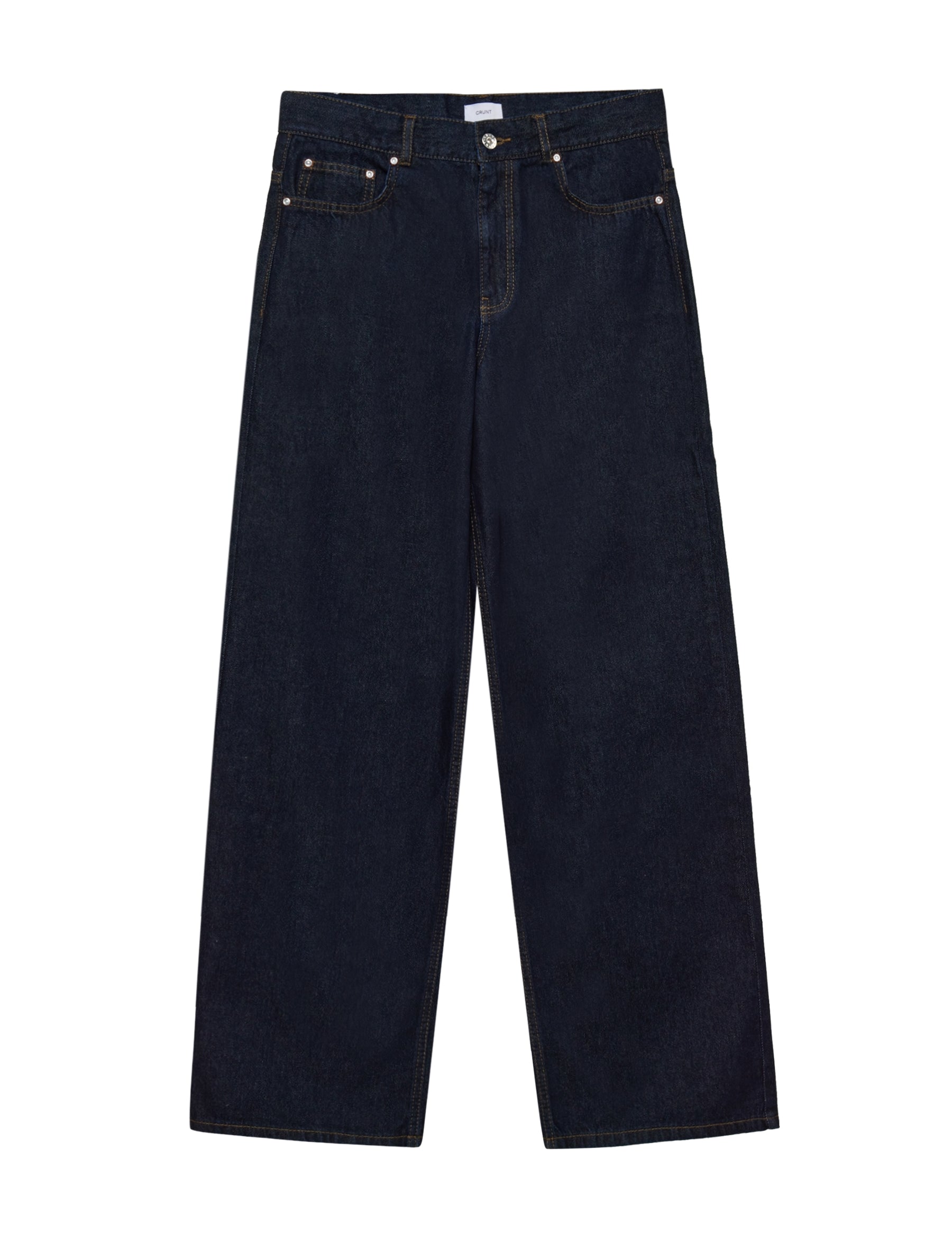 Jeans Low Waist Raw Blue