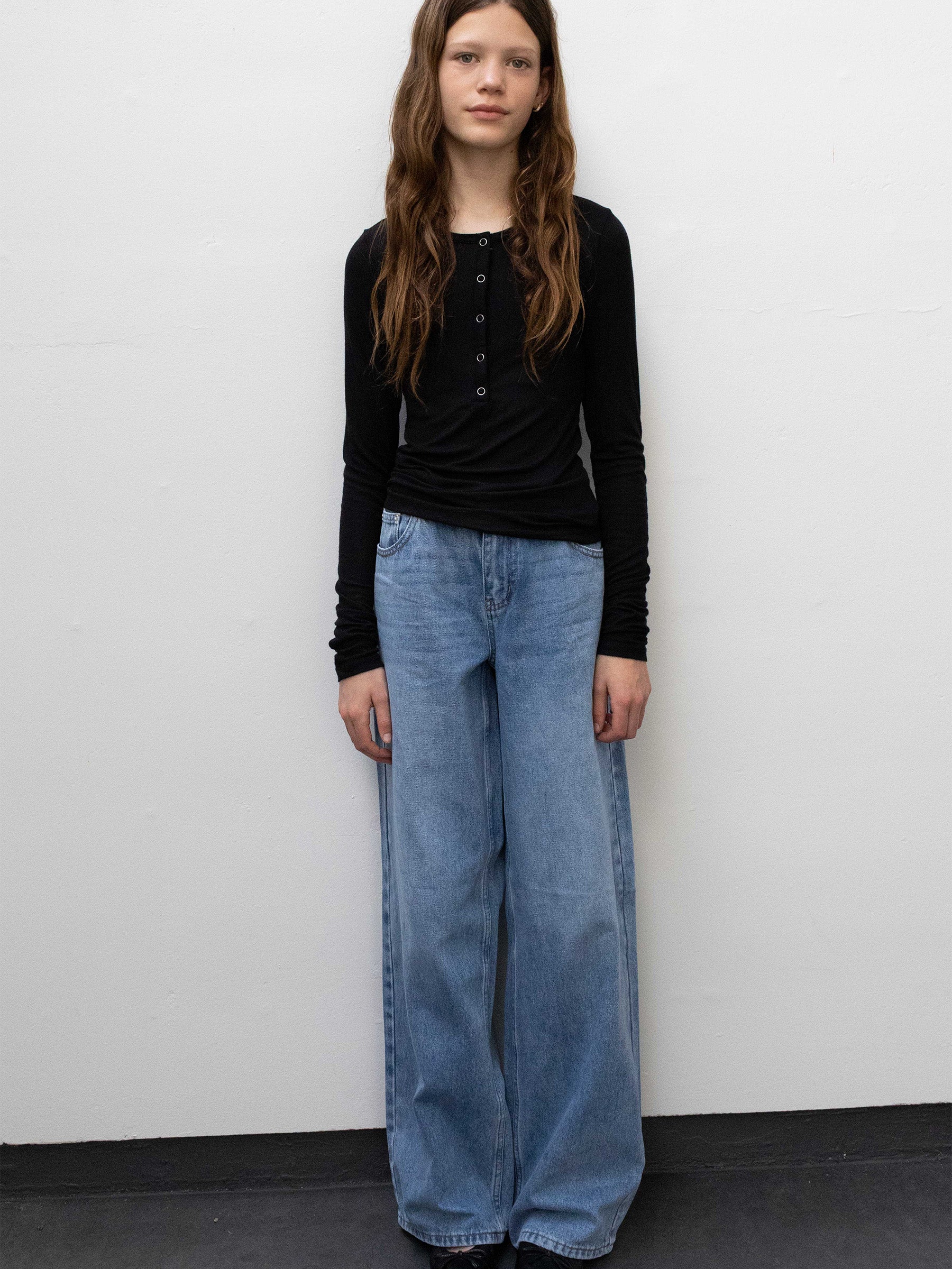 GRUNT / Jeans Low-rise WinBlue