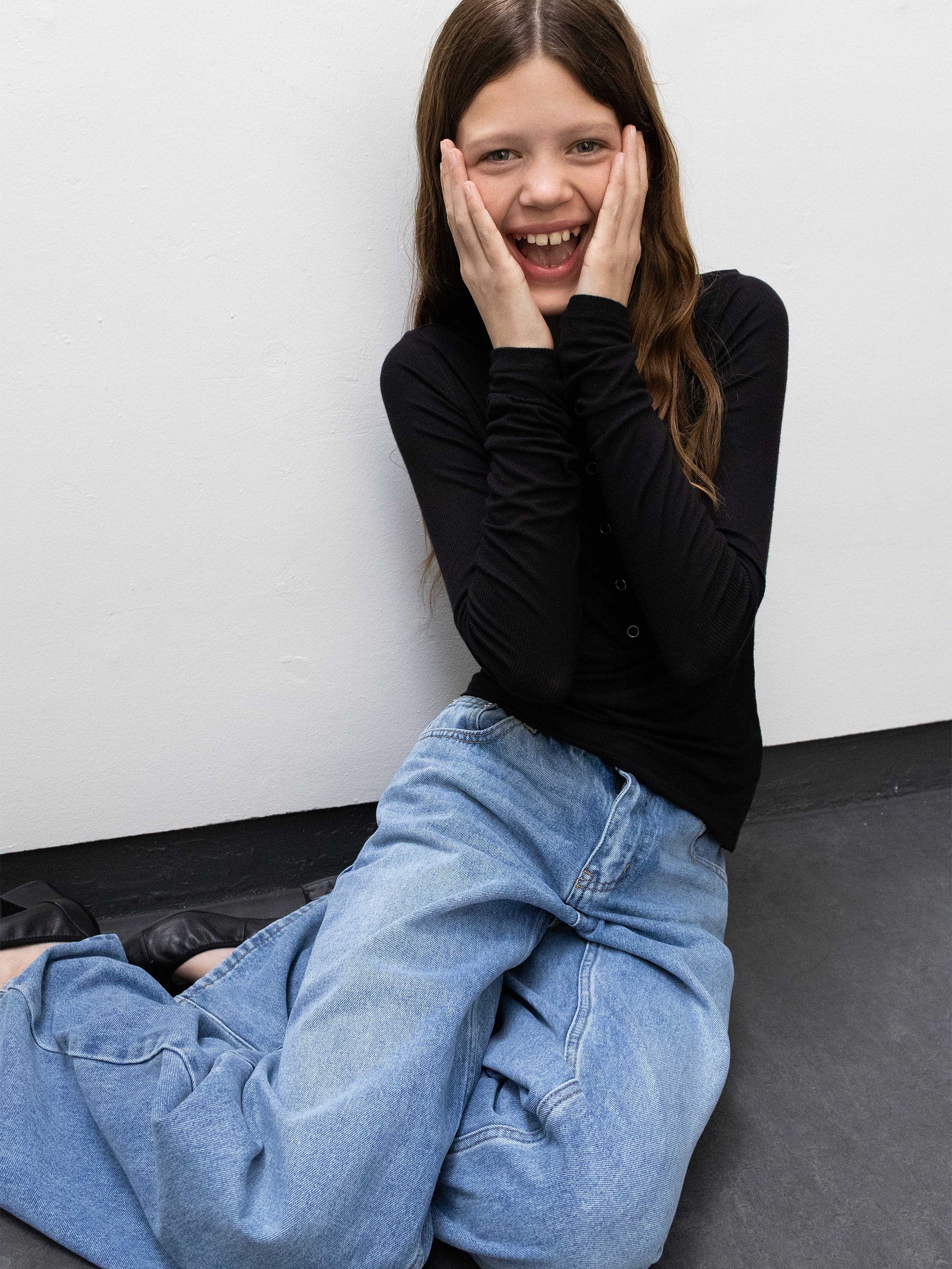 GRUNT / Jeans Low-rise WinBlue