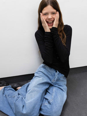 GRUNT / Jeans Low-rise WinBlue