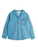 MNI RODINI / Mini hearts woven shirt