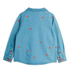 MNI RODINI / Mini hearts woven shirt